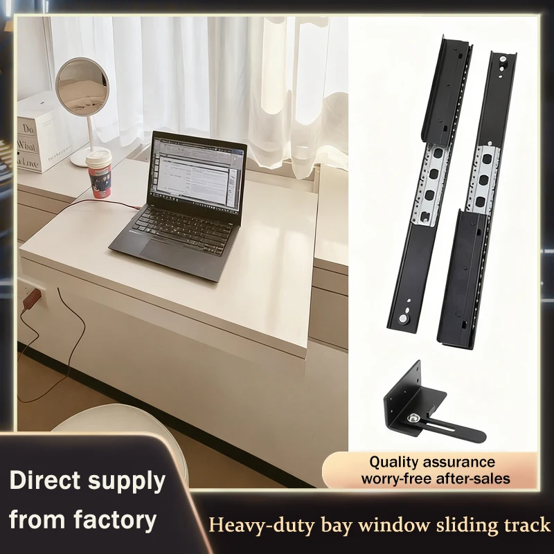 Heavy Duty Telescopic Slide Rail For Bay Window Sill Desk With Side Mount Pull Out Silent Damping Buffer Glide Track Hardware
Heavy Duty Telescopic Slide Rail For Bay Window Sill Desk With Side Mount Pull Out Silent Damping Buffer Glide Track Hardware