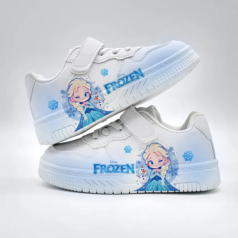 Elsa Princess Shoes for Girls Soft Bottom Non-slip Sneakers Magic Tape Wear Kids Casual Shoes Cartoon Breathable School Shoes
Elsa Princess Shoes for Girls Soft Bottom Non-slip Sneakers Magic Tape Wear Kids Casual Shoes Cartoon Breathable School Shoes