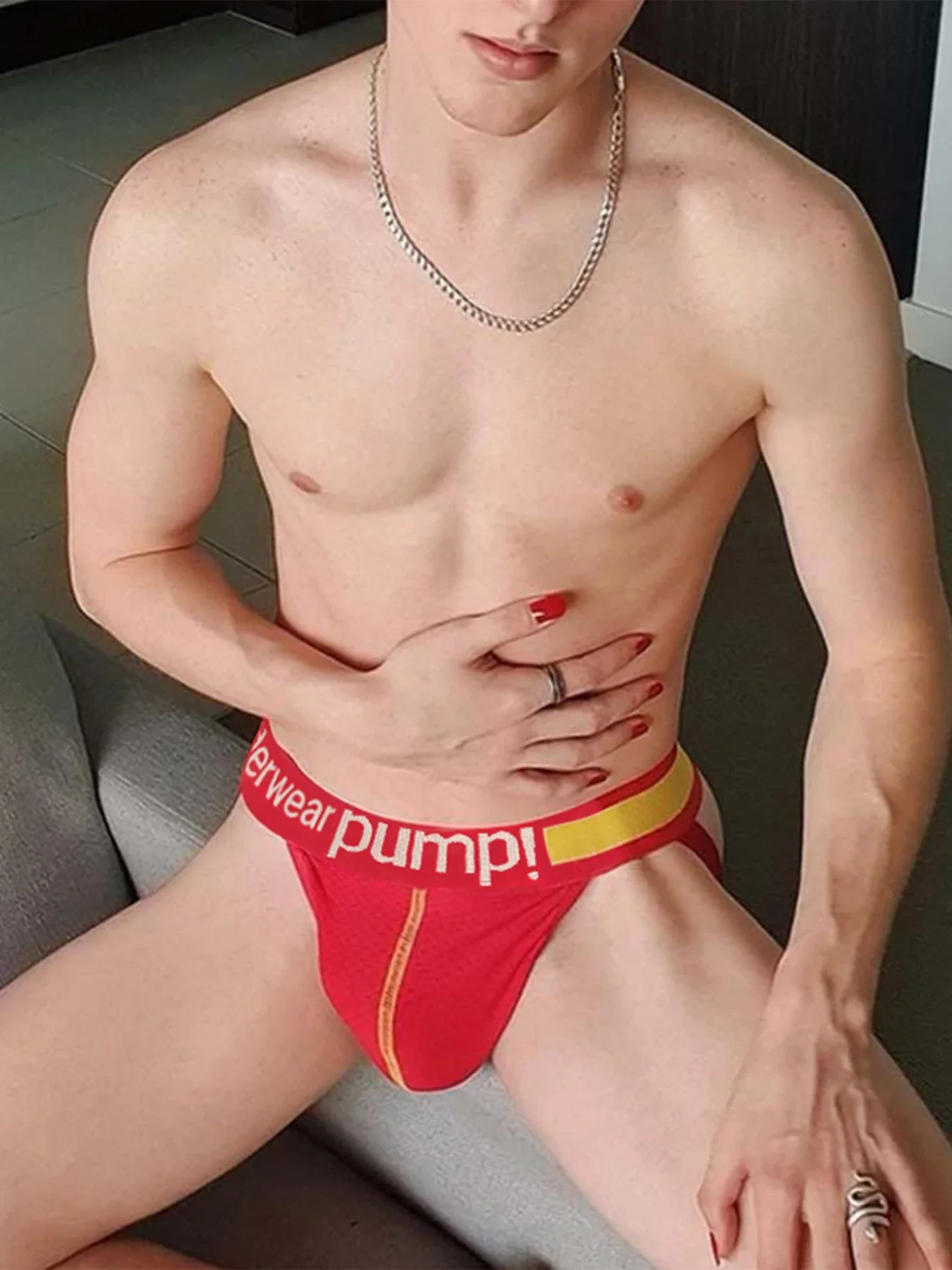 Sexy Men's Mesh Thongs Breathable Low Waist Unerwear Sissy Hollow T-Back Men Jockstrap G-String Underpants Hip Raise Panties
Sexy Men's Mesh Thongs Breathable Low Waist Unerwear Sissy Hollow T-Back Men Jockstrap G-String Underpants Hip Raise Panties