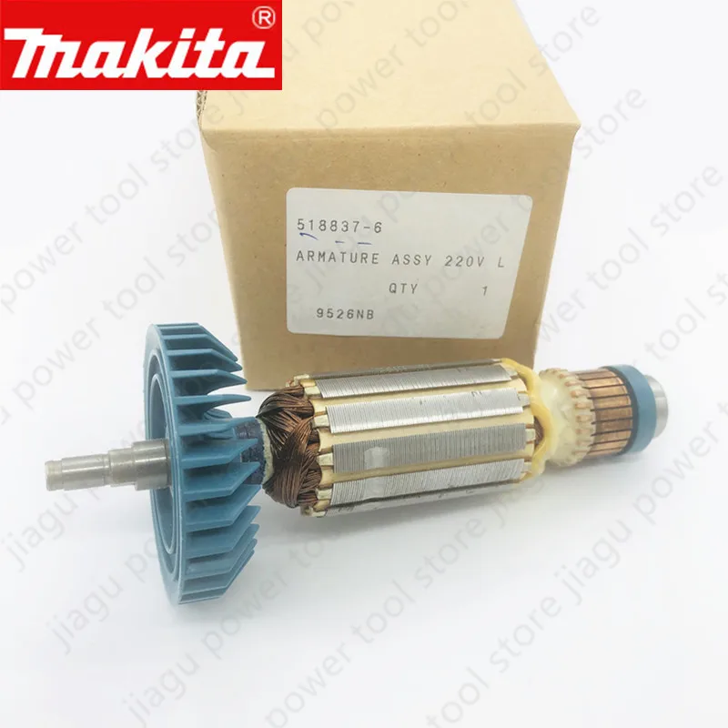 220-240V Armature Anchor original Rotor 518837-6 For Makita 9528NB 9526NB 9527NB 9527
220-240V Armature Anchor original Rotor 518837-6 For Makita 9528NB 9526NB 9527NB 9527