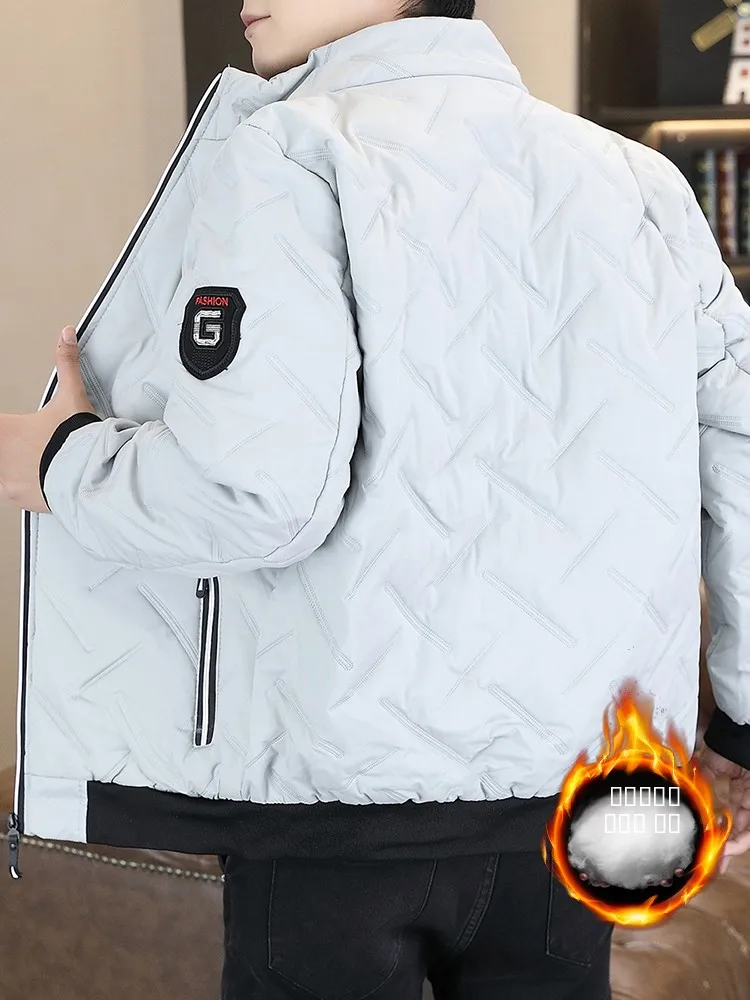 Мужская утепленная хлопковая куртка на осень-зиму, модная теплая морозостойкая верхняя одежда на молнии с длинными рукавами
Мужская утепленная хлопковая куртка на осень-зиму, модная теплая морозостойкая верхняя одежда на молнии с длинными рукавами
