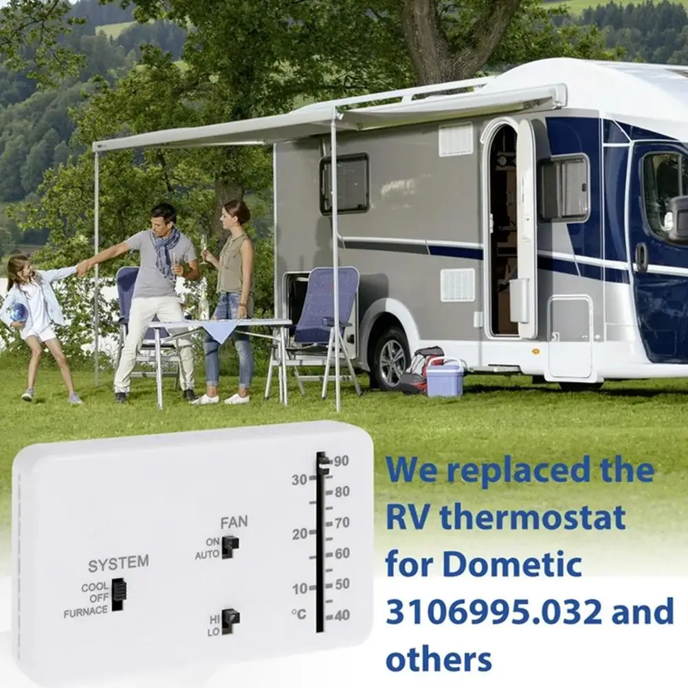 RV Thermostat Plastic RV Analog Thermostat Replacement Screws and 2 Cool Thermostat 2 and Rubber Particles Heat Camper Kit E8E4
RV Thermostat Plastic RV Analog Thermostat Replacement Screws and 2 Cool Thermostat 2 and Rubber Particles Heat Camper Kit E8E4