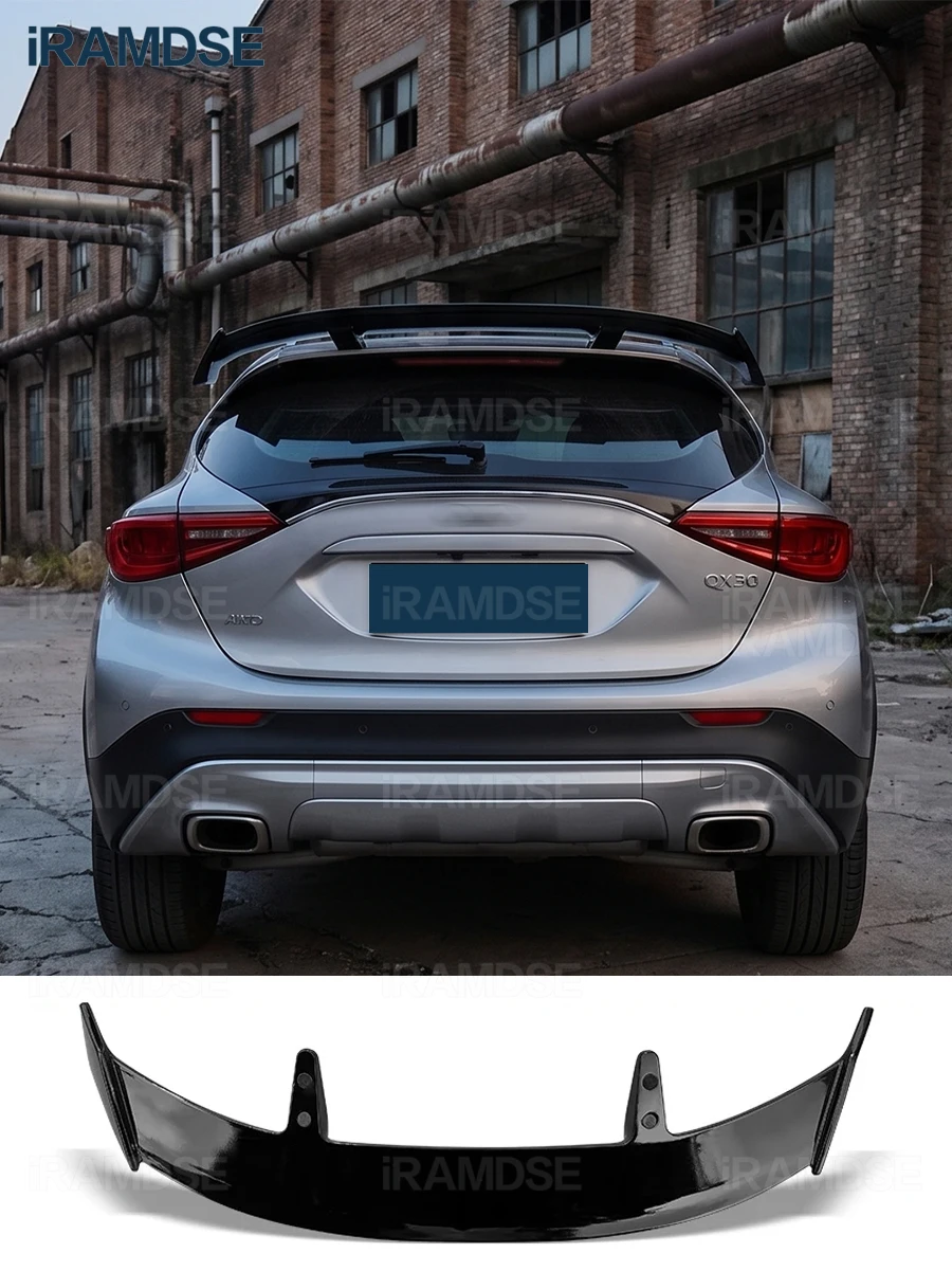 Carbon Fiber Pattern Spoiler for Infiniti QX30 Universal Gloss Black Aerodynamic Type TE Rear Windshield Wing Accessories
Carbon Fiber Pattern Spoiler for Infiniti QX30 Universal Gloss Black Aerodynamic Type TE Rear Windshield Wing Accessories