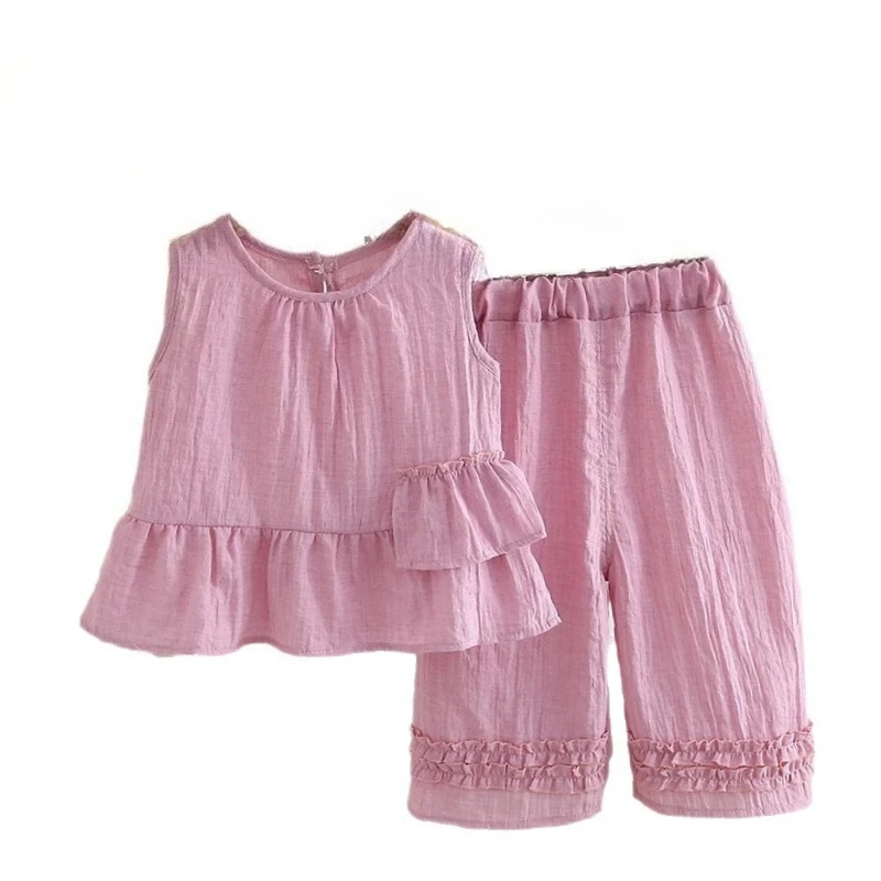 New Summer Baby Clothes Suit Children Girls Sleeveless Vest Shorts 2Pcs/Sets Toddler Casual Sports Clothing Kids Tracksuits
New Summer Baby Clothes Suit Children Girls Sleeveless Vest Shorts 2Pcs/Sets Toddler Casual Sports Clothing Kids Tracksuits