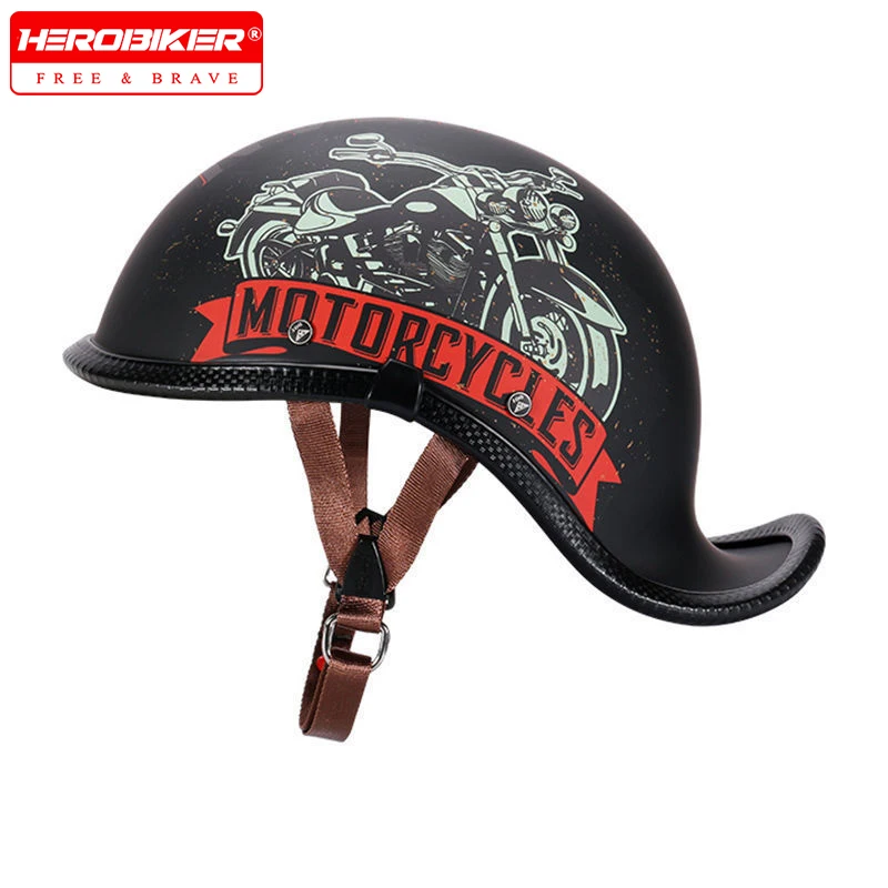 Retro Open Face Motorcycle Helmet Men Vintage Scooter Half Helmet 4-Season DOT Certification Lightweight Helmet Women Safety Cap
Retro Open Face Motorcycle Helmet Men Vintage Scooter Half Helmet 4-Season DOT Certification Lightweight Helmet Women Safety Cap
