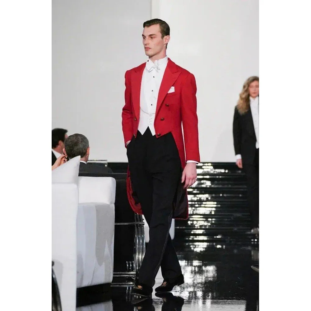 Three Colors High-end Custom Men Suit 3 Pieces Blazer+Pants+Vest New Handsome Formal Performing Wedding Tailored Set
Three Colors High-end Custom Men Suit 3 Pieces Blazer+Pants+Vest New Handsome Formal Performing Wedding Tailored Set