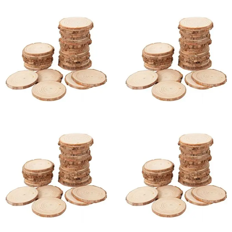 AT21-160Pcs 3-4CM Unfinished Natural Round Wood Slices Circles With Tree Bark Log Discs For DIY Crafts Home Party Decoration
AT21-160Pcs 3-4CM Unfinished Natural Round Wood Slices Circles With Tree Bark Log Discs For DIY Crafts Home Party Decoration