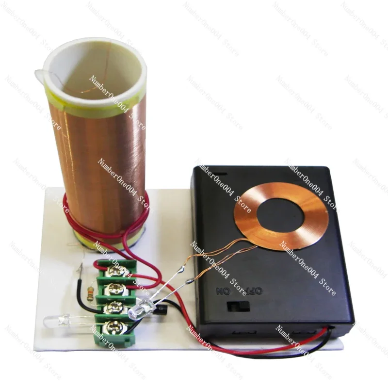 Tesla Coil Experiment Kit - Wireless Fluorescent Lamp Demo, Electromagnetic Induction Physics Model for STEM
Tesla Coil Experiment Kit - Wireless Fluorescent Lamp Demo, Electromagnetic Induction Physics Model for STEM