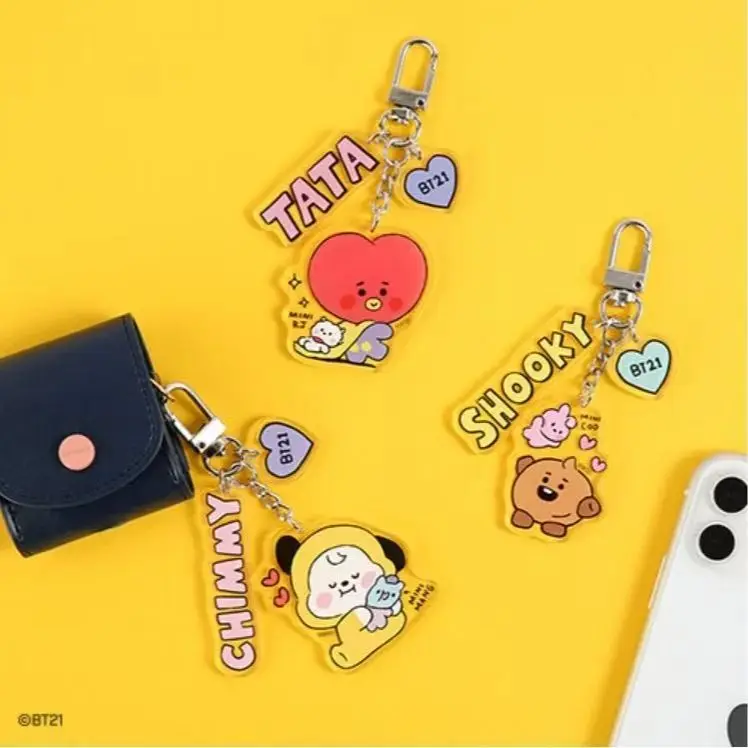 Cute Acrylic Cartoon Character Keychain BT21 Kpop Idol Merchandise Bag Pendant Best Gift For Fans
Cute Acrylic Cartoon Character Keychain BT21 Kpop Idol Merchandise Bag Pendant Best Gift For Fans