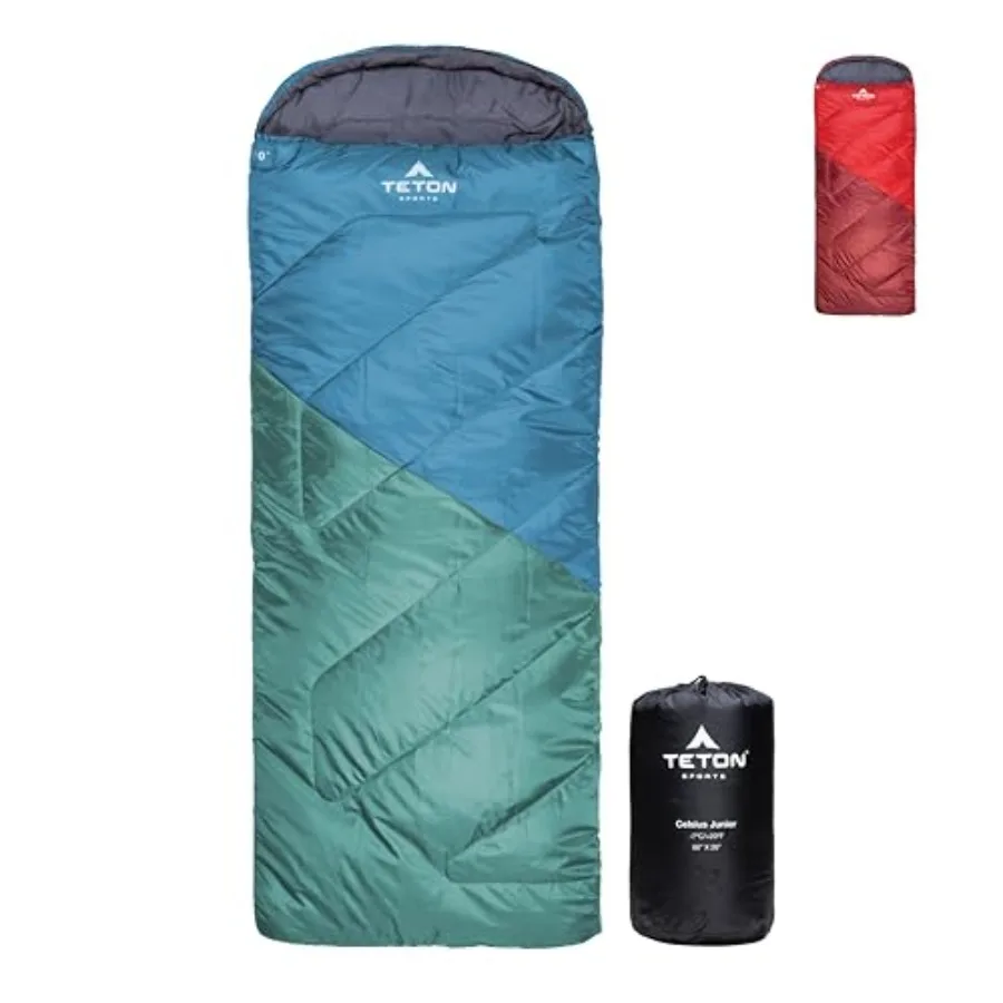 Teton Junior 20 Degree and 0 Degree Sleeping Bags. Finally Sleeping Bag for Boys Girls All Warm and Comfortable for All Camping
Teton Junior 20 Degree and 0 Degree Sleeping Bags. Finally Sleeping Bag for Boys Girls All Warm and Comfortable for All Camping