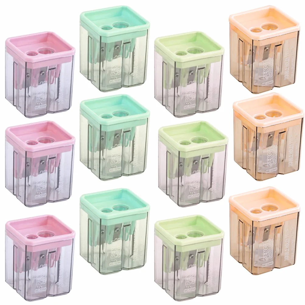 12Pcs Transparent Pencil Sharpeners Manual Handheld Lightweight Sharpener for Students Portable Colored Pencil Accessories
12Pcs Transparent Pencil Sharpeners Manual Handheld Lightweight Sharpener for Students Portable Colored Pencil Accessories