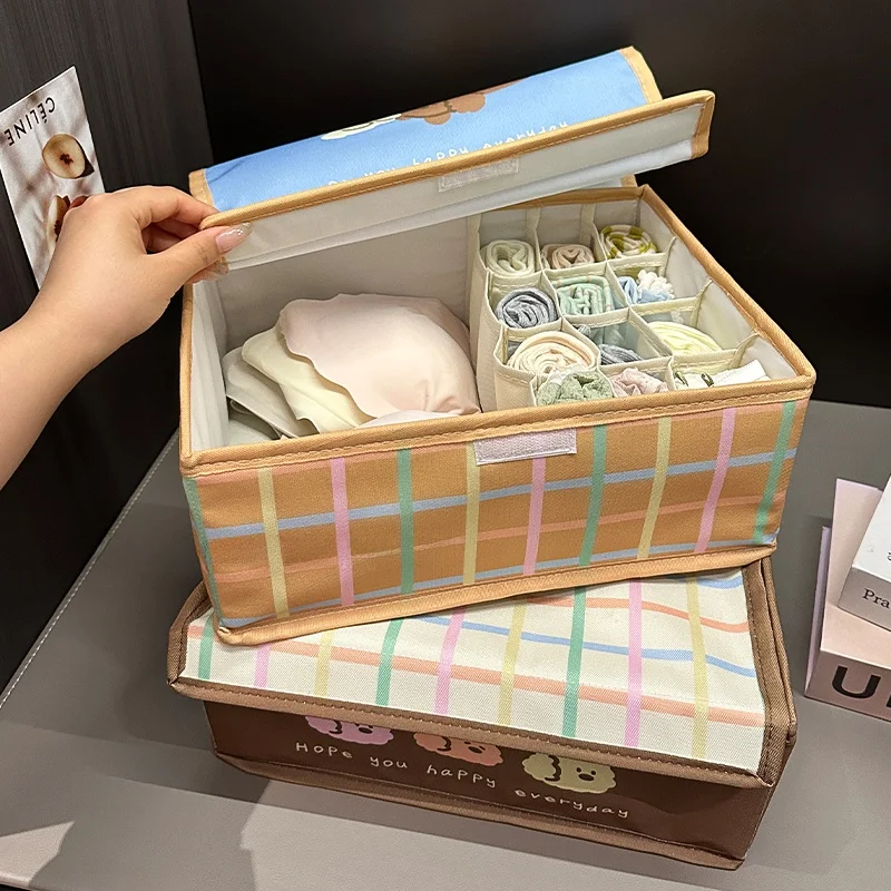 Three-In-One Underwear Socks Organizer Box Dormitory Storage Solution Cloth Art Innerwear Sorting Closet Accessory
Three-In-One Underwear Socks Organizer Box Dormitory Storage Solution Cloth Art Innerwear Sorting Closet Accessory