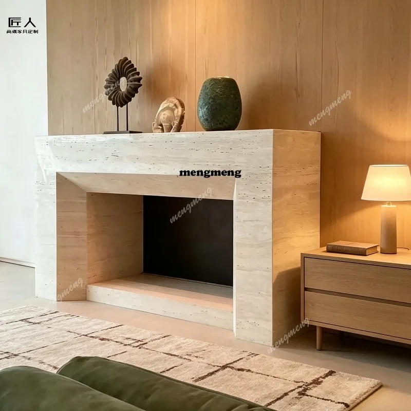 Italian simple imitation natural marble mantel modern light luxury wall decoration fireplace cabinet
Italian simple imitation natural marble mantel modern light luxury wall decoration fireplace cabinet