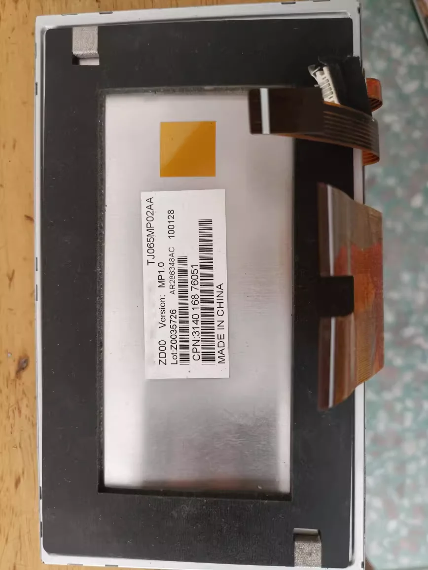 6,5-дюймовый ЖК-экран TJ065MP02AA, проверен на нормальную работу перед отправкой.
6,5-дюймовый ЖК-экран TJ065MP02AA, проверен на нормальную работу перед отправкой.
