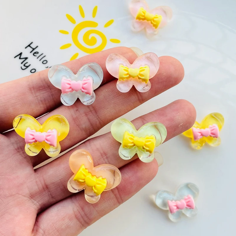 20 Pcs New Cute Cartoon Colorful Bowknot Flat Back Resin Cabochon DIY Jewelry Hairpin Craft Decoration Accessories
20 Pcs New Cute Cartoon Colorful Bowknot Flat Back Resin Cabochon DIY Jewelry Hairpin Craft Decoration Accessories