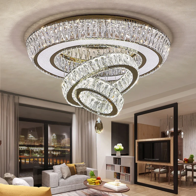 Modern Light Luxury Ceiling Led Crystal Ceiling Light Home Decoration Living Room Hall Bedroom Dining Room Kitchen Lighting
Modern Light Luxury Ceiling Led Crystal Ceiling Light Home Decoration Living Room Hall Bedroom Dining Room Kitchen Lighting