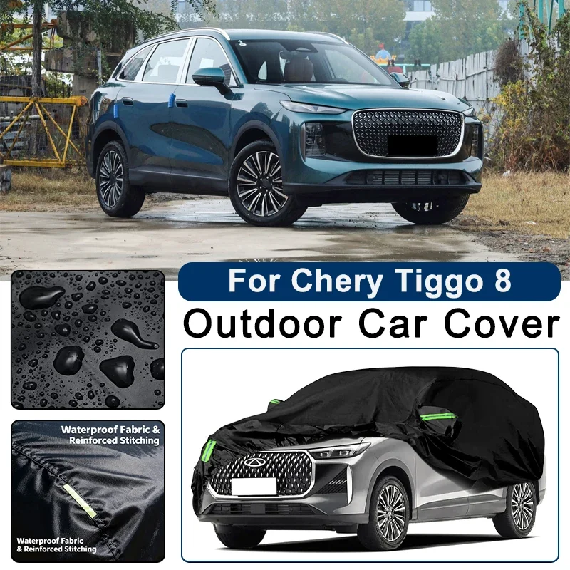Outdoor Car Cover Waterproof Dustproof UV Sun Protection, Full Car Protector Exterior Accessories For Chery Tiggo 8
Outdoor Car Cover Waterproof Dustproof UV Sun Protection, Full Car Protector Exterior Accessories For Chery Tiggo 8
