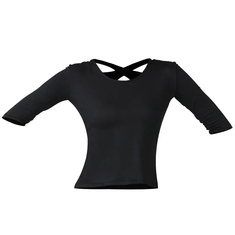 2025 Sexy Women Dance Shirt Tops Ballroom Modern Salsa Tango Samba Latin Training Shirts Sling Female Adult Dancewear Tops Black
2025 Sexy Women Dance Shirt Tops Ballroom Modern Salsa Tango Samba Latin Training Shirts Sling Female Adult Dancewear Tops Black