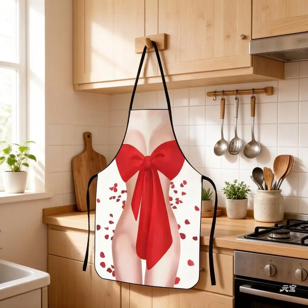 Novelty Red Bow Print Apron Kitchen Waterproof Stain Protective Cooking Apron Home Adjustable Neck Strap Sexy Style Apron
Novelty Red Bow Print Apron Kitchen Waterproof Stain Protective Cooking Apron Home Adjustable Neck Strap Sexy Style Apron