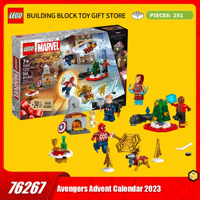 LEGO Building Blocks 76267 Marvel Christmas Countdown Calendar Assembly Building Blocks Children's Toy Gift
LEGO Building Blocks 76267 Marvel Christmas Countdown Calendar Assembly Building Blocks Children's Toy Gift