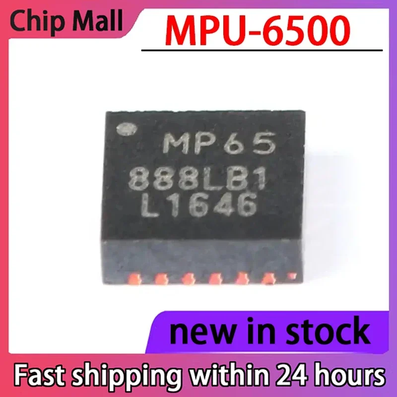 1PCS MPU-6500 Silk Screen MP65 QFN24 3-axis Acceleration 3-axis Gyroscope 6-axis Attitude Sensor
1PCS MPU-6500 Silk Screen MP65 QFN24 3-axis Acceleration 3-axis Gyroscope 6-axis Attitude Sensor