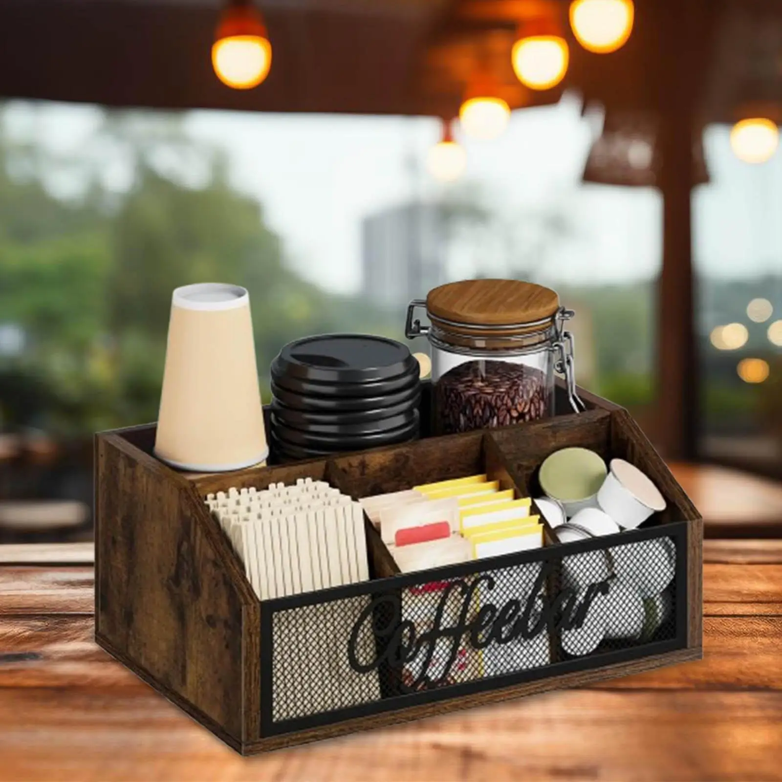 Coffee Station Organizer Bar Accessories Multifunction Tabletop Coffee Bar Organizer for Restaurant Dorm Office Cafe Kitchen
Coffee Station Organizer Bar Accessories Multifunction Tabletop Coffee Bar Organizer for Restaurant Dorm Office Cafe Kitchen
