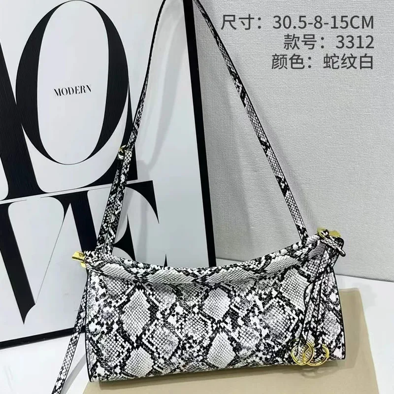 Fashion Serpentine Women Shoulder Bag Soft PU Leather Underarm Bags for Women Handbags and Purses Designer Bag NEW Tote Clutch
Fashion Serpentine Women Shoulder Bag Soft PU Leather Underarm Bags for Women Handbags and Purses Designer Bag NEW Tote Clutch