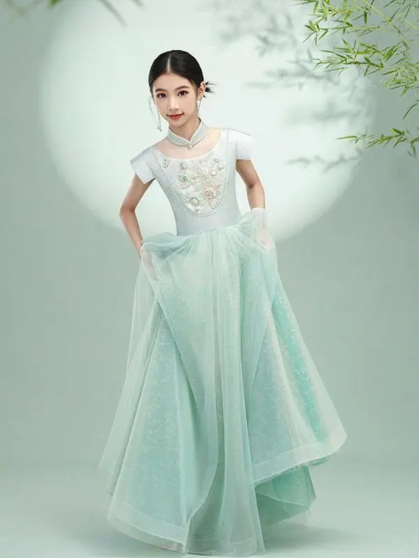 New Chinese Sle een Floral Performance Dr Ele Qi Gong Classical Dance Ensemble Performance Clothes for Girls
New Chinese Sle een Floral Performance Dr Ele Qi Gong Classical Dance Ensemble Performance Clothes for Girls