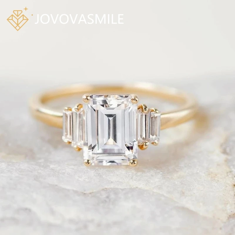 JOVOVASMILE Муассанит бриллиантовое кольцо ювелирные изделия для женщин 18K 2 карата 6x8 мм изумрудная огранка помолвка и свадьба
JOVOVASMILE Муассанит бриллиантовое кольцо ювелирные изделия для женщин 18K 2 карата 6x8 мм изумрудная огранка помолвка и свадьба