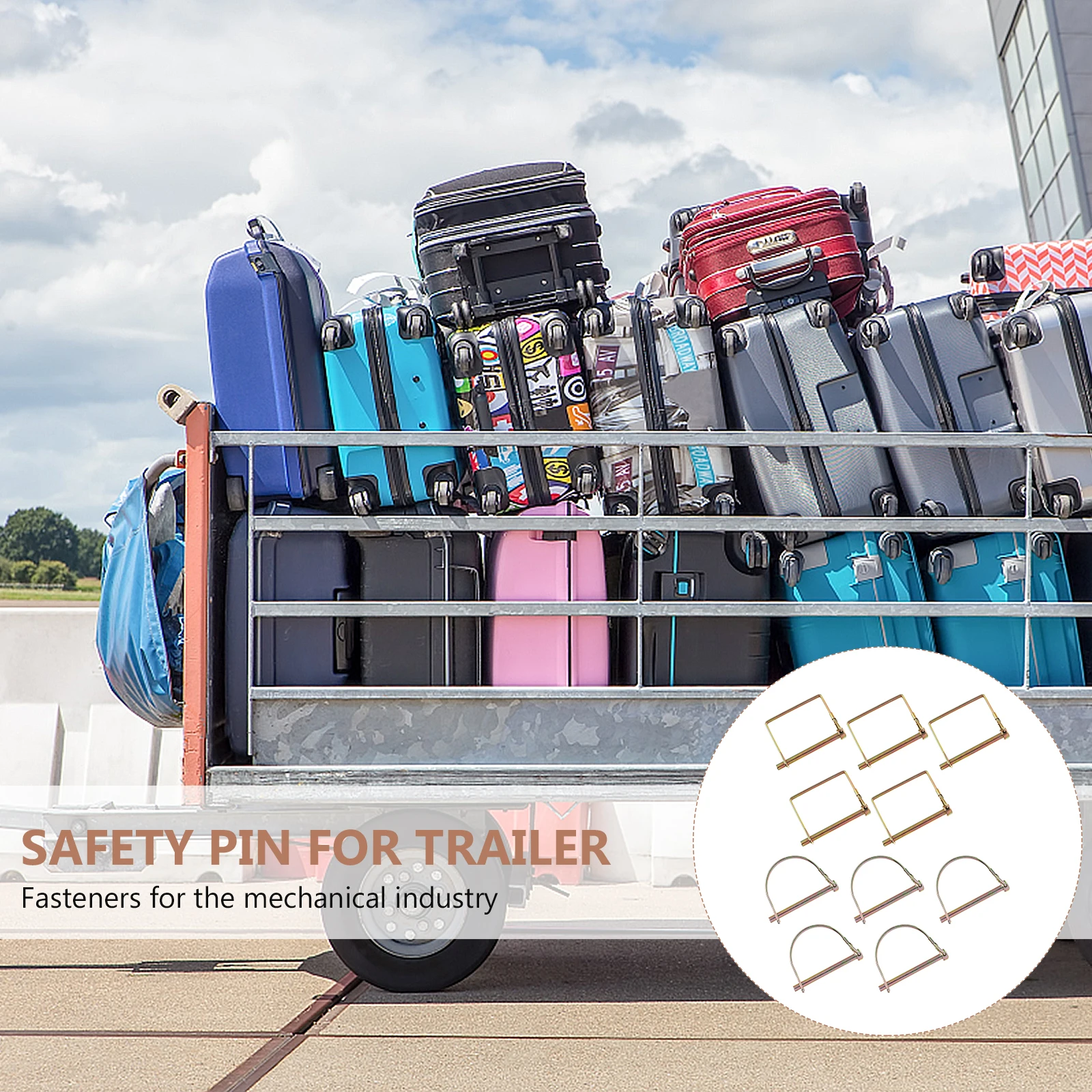 10pcs Pins Heavy Duty Trailer Coupler Pin Lock Shaft Alloy Hitch Galvanized Anti Rust Long Use
10pcs Pins Heavy Duty Trailer Coupler Pin Lock Shaft Alloy Hitch Galvanized Anti Rust Long Use
