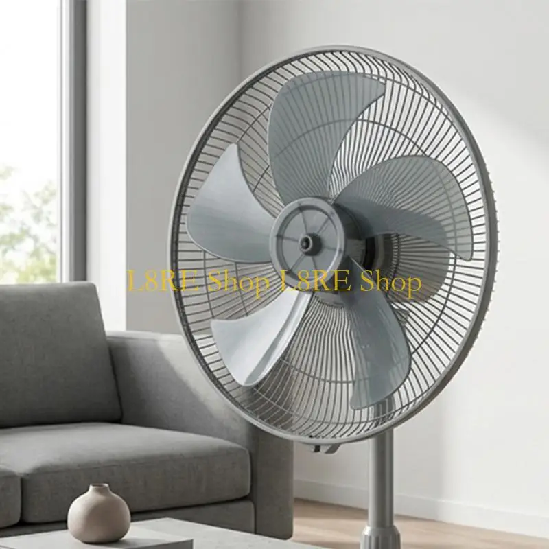 L8RE 5 Leaves Standing Pedestal Fan Blade 18Inch Household Plastic Fan Blade For Maximums Cooling Efficiency Easy To Install
L8RE 5 Leaves Standing Pedestal Fan Blade 18Inch Household Plastic Fan Blade For Maximums Cooling Efficiency Easy To Install