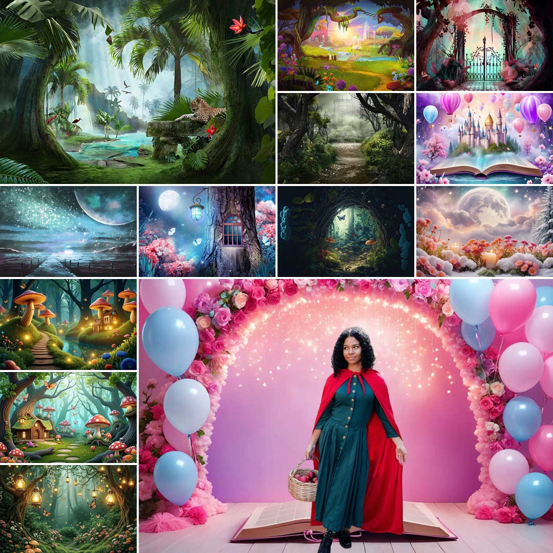 MOON.QG Greenery Fairy Land Backdrops Butterfly Trees Books Photo Background Photozone Photography Birthday Party Decorations
MOON.QG Greenery Fairy Land Backdrops Butterfly Trees Books Photo Background Photozone Photography Birthday Party Decorations