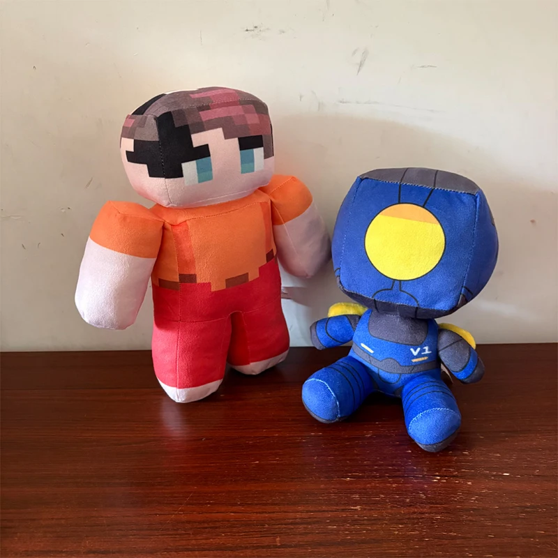 Funny 3D Color Square Man and Sitting Blue Robot Warrior Plush Toys Cartoon Anime Game Character Desk Decor Plushie Doll Gift
Funny 3D Color Square Man and Sitting Blue Robot Warrior Plush Toys Cartoon Anime Game Character Desk Decor Plushie Doll Gift