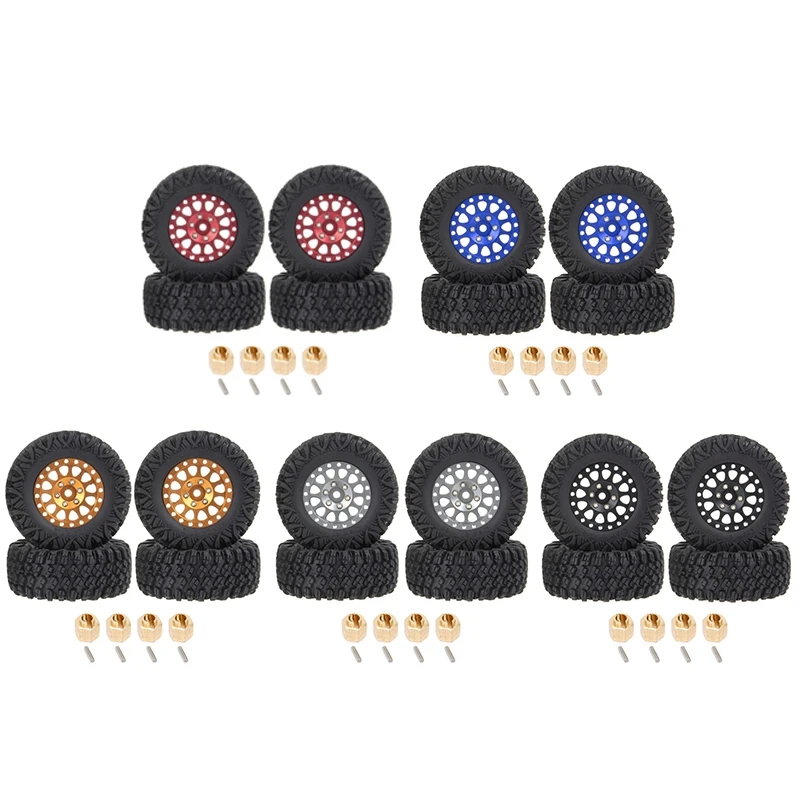 LALA 4Pcs 64X24mm 1.2 Inch Metal Beadlock Wheel Rim Tire Set For 1/18 1/24 RC Crawler Car Axial SCX24 AX24 TRX4M FCX24
LALA 4Pcs 64X24mm 1.2 Inch Metal Beadlock Wheel Rim Tire Set For 1/18 1/24 RC Crawler Car Axial SCX24 AX24 TRX4M FCX24