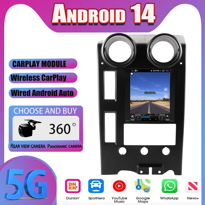 Android 14 Car Radio For Hummer H2 2003-2015 Multimedia Wireless Carplay Video Player Auto GPS Navigation Touch Screen 4G Stereo
Android 14 Car Radio For Hummer H2 2003-2015 Multimedia Wireless Carplay Video Player Auto GPS Navigation Touch Screen 4G Stereo
