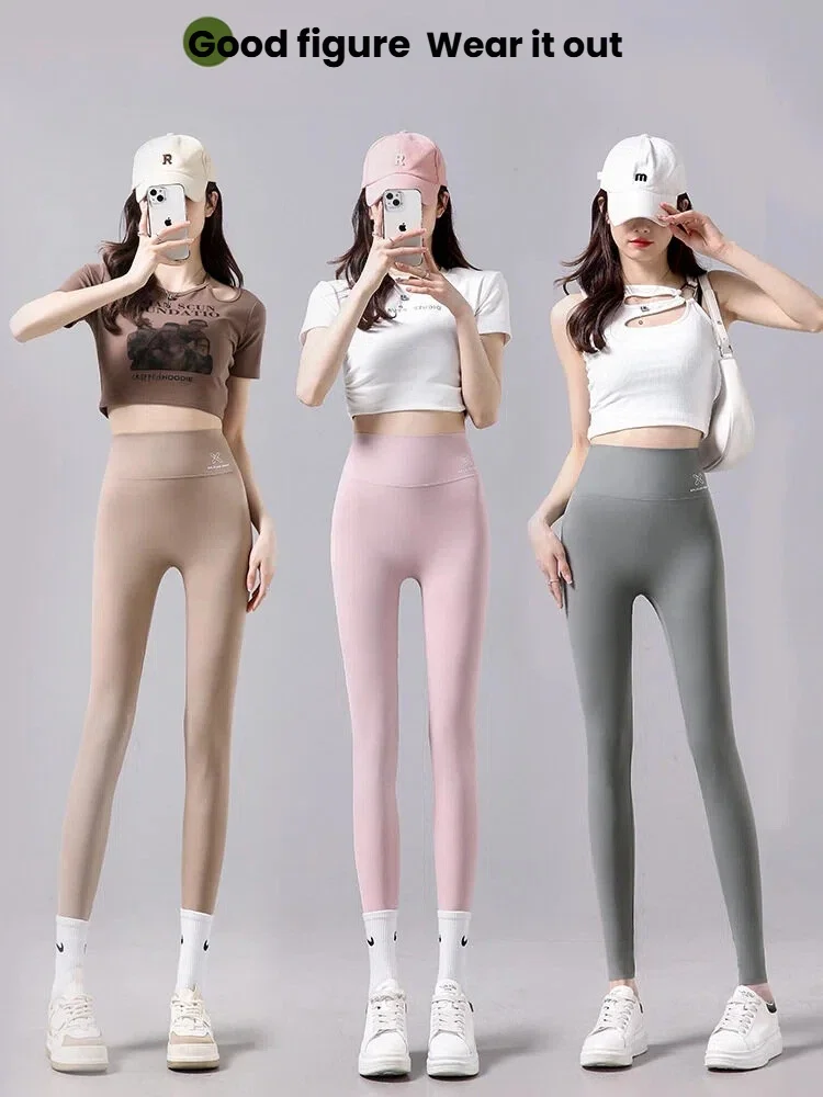 Women's Spring Summer Thin Shark Leggings Cool Ice Skin High Waist Tummy Control Slim Fit Outer Wear Yoga Sports Pants Trousers
Women's Spring Summer Thin Shark Leggings Cool Ice Skin High Waist Tummy Control Slim Fit Outer Wear Yoga Sports Pants Trousers