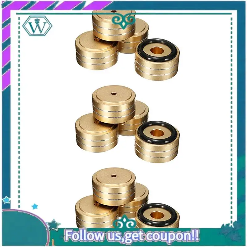 Upgraded 12Pcs 40X20mm Aluminum HIFI AMP Speaker Isolation Stand Turntable DAC Feet Pad (Gold)
Upgraded 12Pcs 40X20mm Aluminum HIFI AMP Speaker Isolation Stand Turntable DAC Feet Pad (Gold)