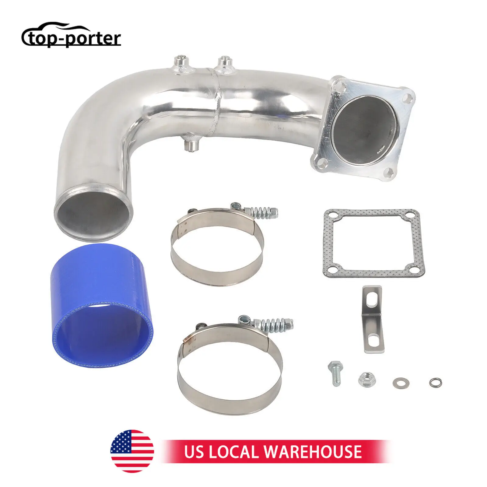 3inch Car Air Intake Elbow Charge Pipe Polished For 1994-1998 Dodge Ram 2500 3500 5.9L EGR-1045-BL
3inch Car Air Intake Elbow Charge Pipe Polished For 1994-1998 Dodge Ram 2500 3500 5.9L EGR-1045-BL