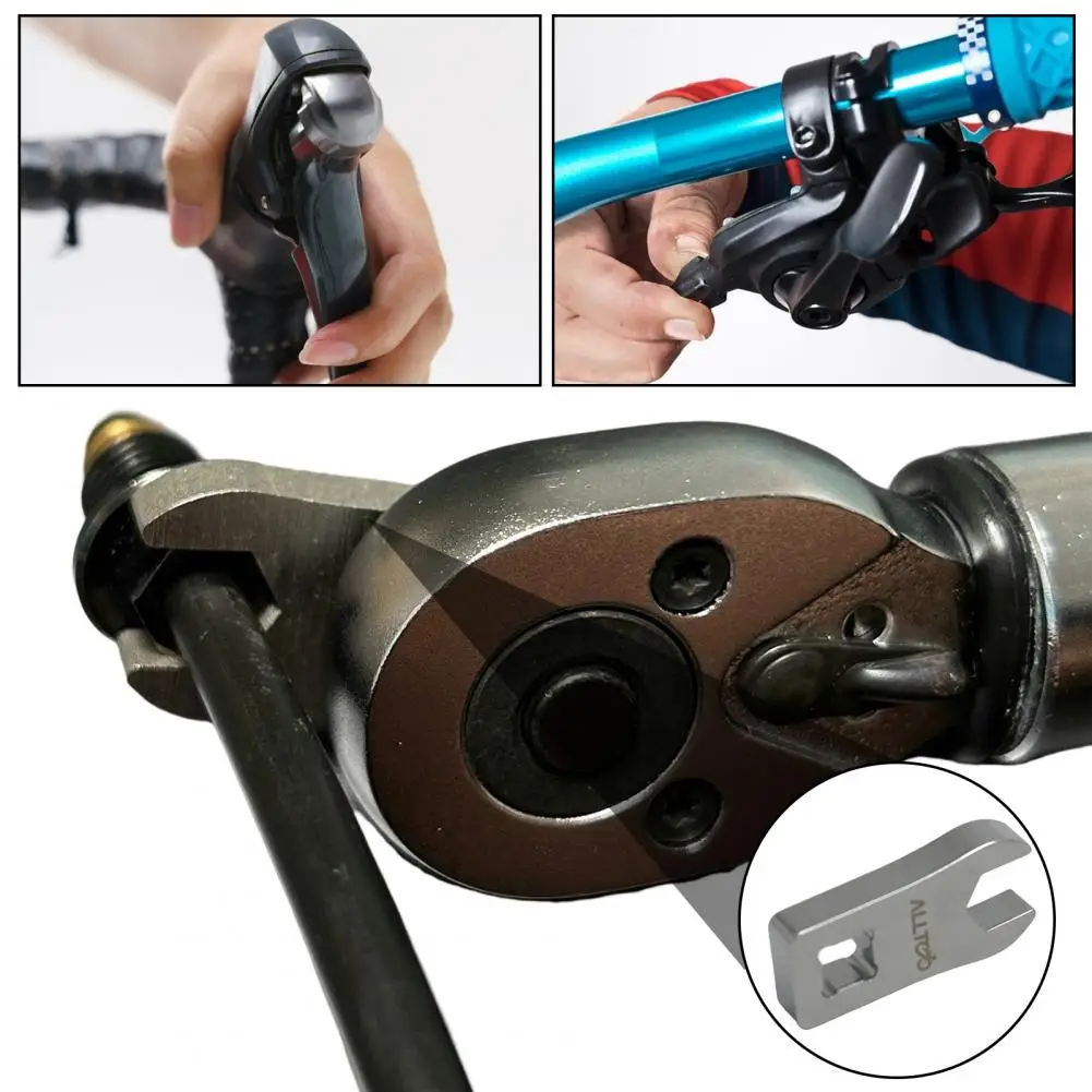 Storage Bike Tool Compact Size Multipurpose Disc Brake Cable Wrench Portable Steel Torque Tool for Bicycle Hydraulic Brakes Bolt
Storage Bike Tool Compact Size Multipurpose Disc Brake Cable Wrench Portable Steel Torque Tool for Bicycle Hydraulic Brakes Bolt