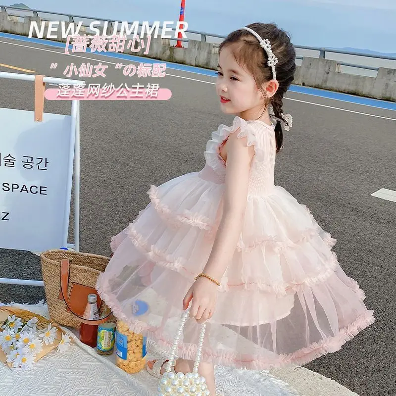Girls' Dress Summer Trendy Baby Western Princess Dress Children's Clothing Children's Thin Summer Clothes Internet Celebrity Sle
Girls' Dress Summer Trendy Baby Western Princess Dress Children's Clothing Children's Thin Summer Clothes Internet Celebrity Sle