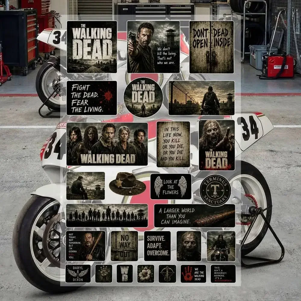 T-he W-Walking D-Dead Aesthetic Graffiti Stickers Waterproof PVC Decals For Motorcycle Skateboard Car Helmet Notebook DIY
T-he W-Walking D-Dead Aesthetic Graffiti Stickers Waterproof PVC Decals For Motorcycle Skateboard Car Helmet Notebook DIY
