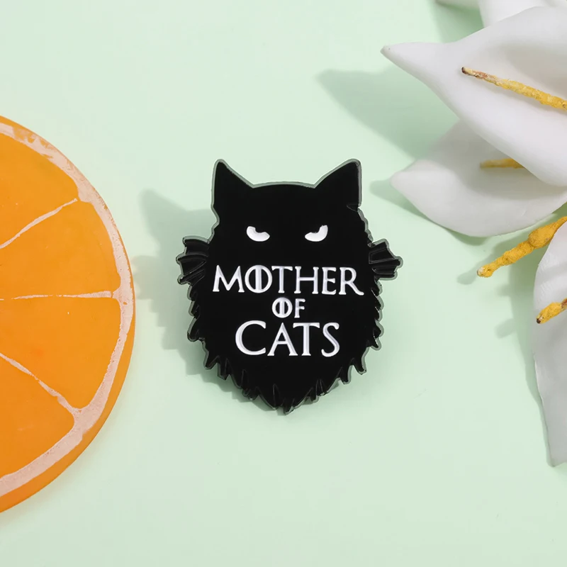 Black Cat Cartoon Enamel Pins Mother Of Cats Animal Punk Jewelry Brooches Backpack Bag Clothes Lapel Badge Accessories Gift Pin
Black Cat Cartoon Enamel Pins Mother Of Cats Animal Punk Jewelry Brooches Backpack Bag Clothes Lapel Badge Accessories Gift Pin
