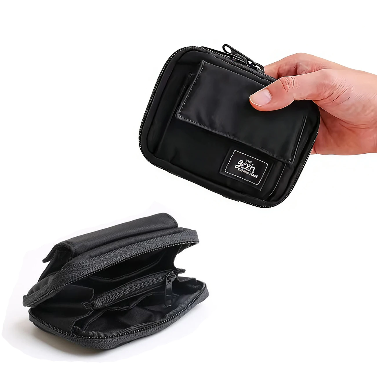 Durable Nylon Short Wallet for Men, YKK Zipper Coin Purse, Solid Color Mini Card Holder & Organizer
Durable Nylon Short Wallet for Men, YKK Zipper Coin Purse, Solid Color Mini Card Holder & Organizer