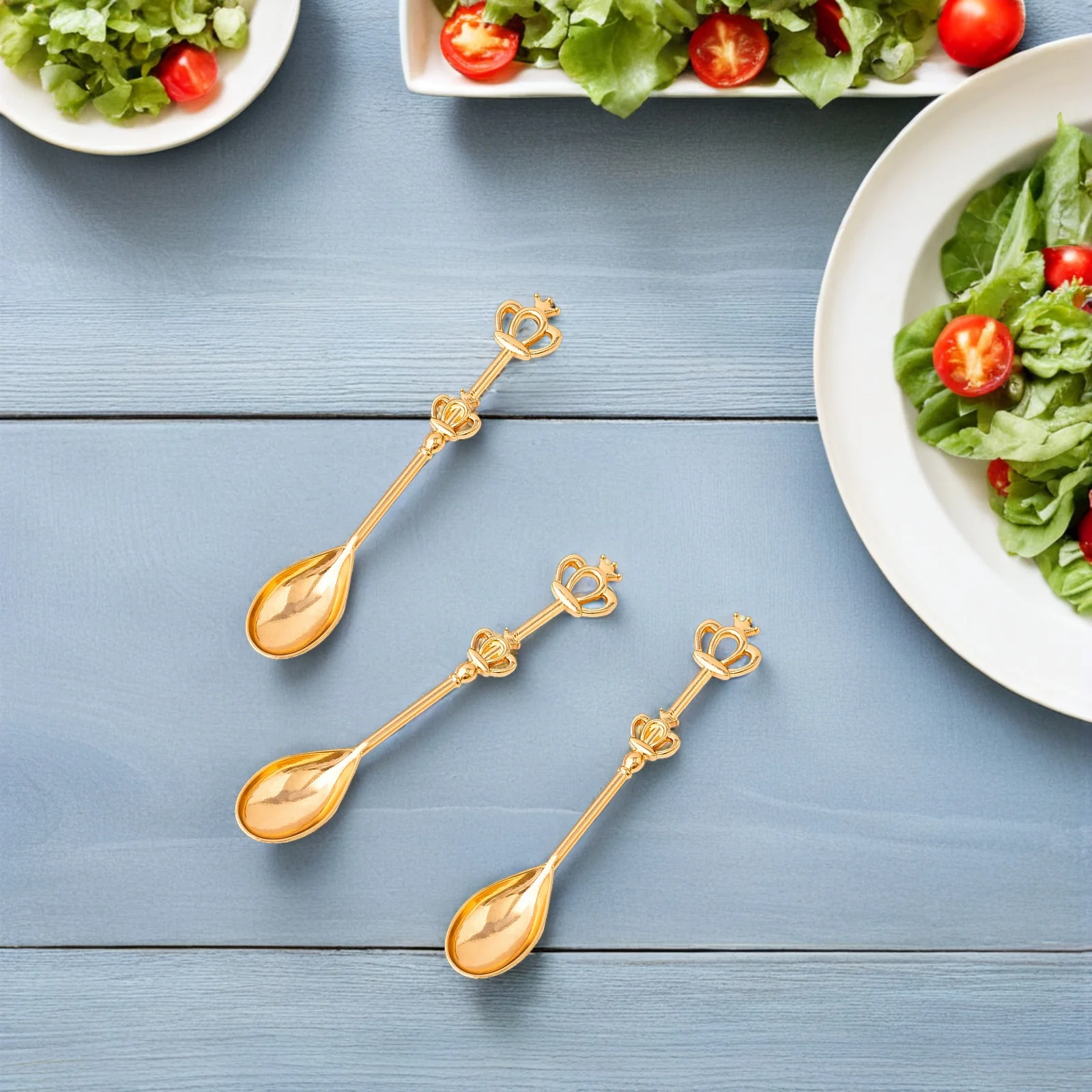 4Pcs Stainless Steel Crown Coffee Spoons Creative Small Teaspoons Dessert Ice Cream Sugar Milk Seasoning Home Use
4Pcs Stainless Steel Crown Coffee Spoons Creative Small Teaspoons Dessert Ice Cream Sugar Milk Seasoning Home Use