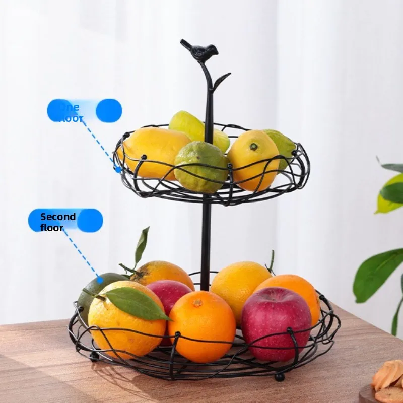 Creative Fruit Plate Multi-layer Fruit Plate Wrought Iron Candy Snack Shelf Vegetable Storage Basket Living Room Fruit Basket
Creative Fruit Plate Multi-layer Fruit Plate Wrought Iron Candy Snack Shelf Vegetable Storage Basket Living Room Fruit Basket