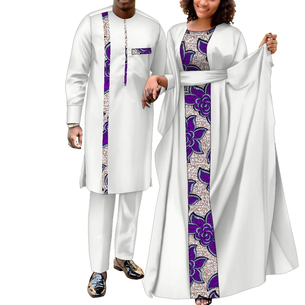 African Couple Outfits Matching Sets African Dresses for Women and African Dashiki Mens Clothing for Wedding Wyq949
African Couple Outfits Matching Sets African Dresses for Women and African Dashiki Mens Clothing for Wedding Wyq949