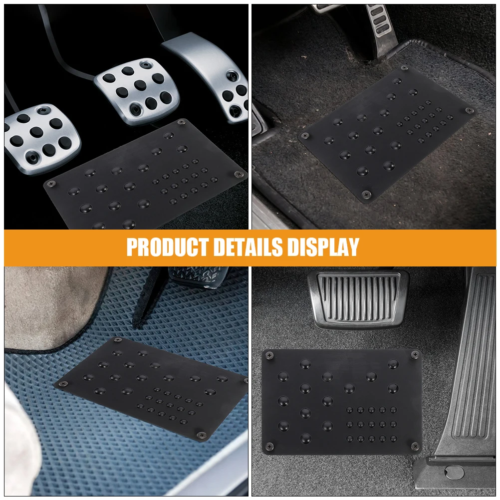 2pcs Pedal Pads Black Aluminum Pedals Foot Pad Metal Brake Accelerator Foot Mats Reusable Durable Easy Install Clutch
2pcs Pedal Pads Black Aluminum Pedals Foot Pad Metal Brake Accelerator Foot Mats Reusable Durable Easy Install Clutch