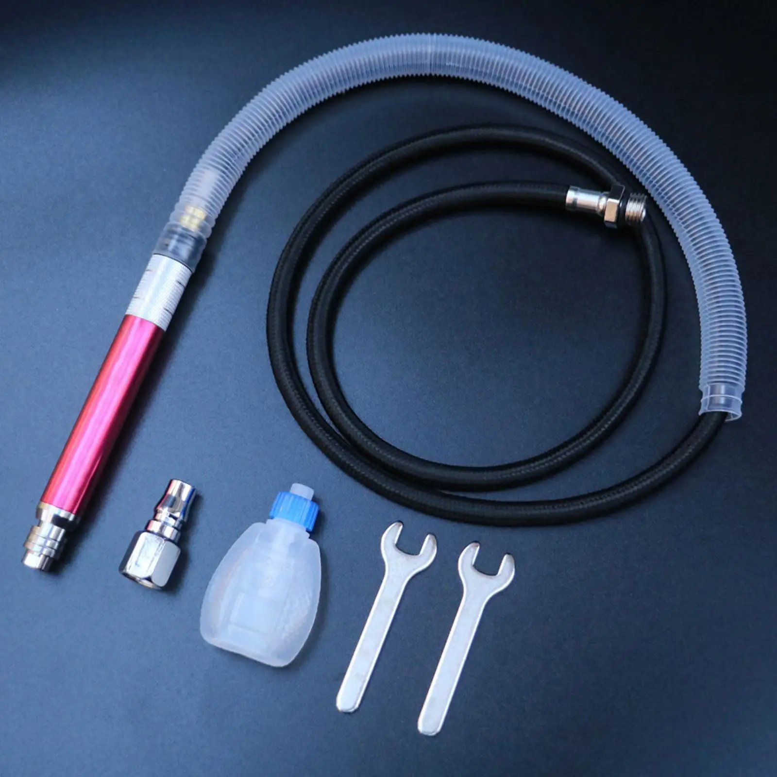 Pneumatic Pencil Grinders with Wrench 1/4 inch Mini Air Grinders Tool 90PSI for Cleaning Grinding Cutting Rotors
Pneumatic Pencil Grinders with Wrench 1/4 inch Mini Air Grinders Tool 90PSI for Cleaning Grinding Cutting Rotors