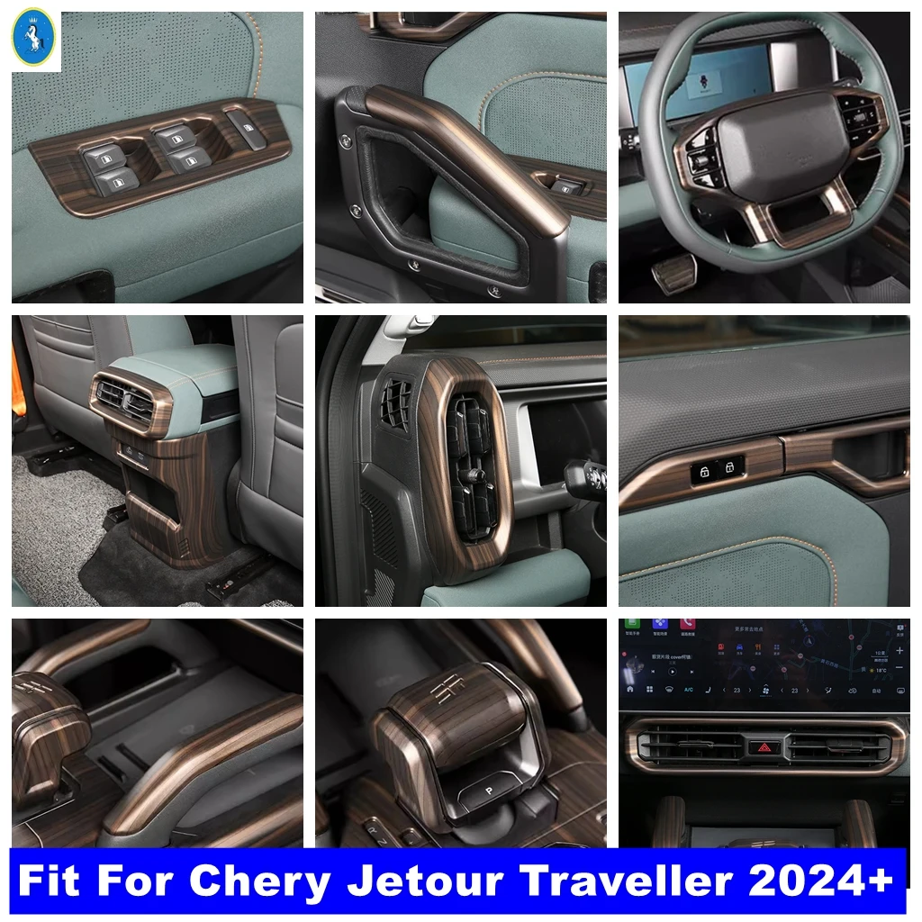 Wood Grain Car Gearbox Panel Strip / Handle Bowl / Rear Box Air Vent Cover Trim Accessories For Chery Jetour Traveller 2024 2025
Wood Grain Car Gearbox Panel Strip / Handle Bowl / Rear Box Air Vent Cover Trim Accessories For Chery Jetour Traveller 2024 2025