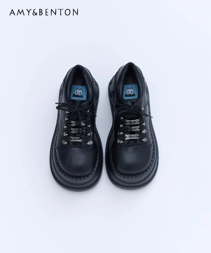 2025 New Japanese Y2k Mine Solid Color Subculture Dark Punk Platform Muffin Sports Belt Heel Leather Shoes For Women
2025 New Japanese Y2k Mine Solid Color Subculture Dark Punk Platform Muffin Sports Belt Heel Leather Shoes For Women
